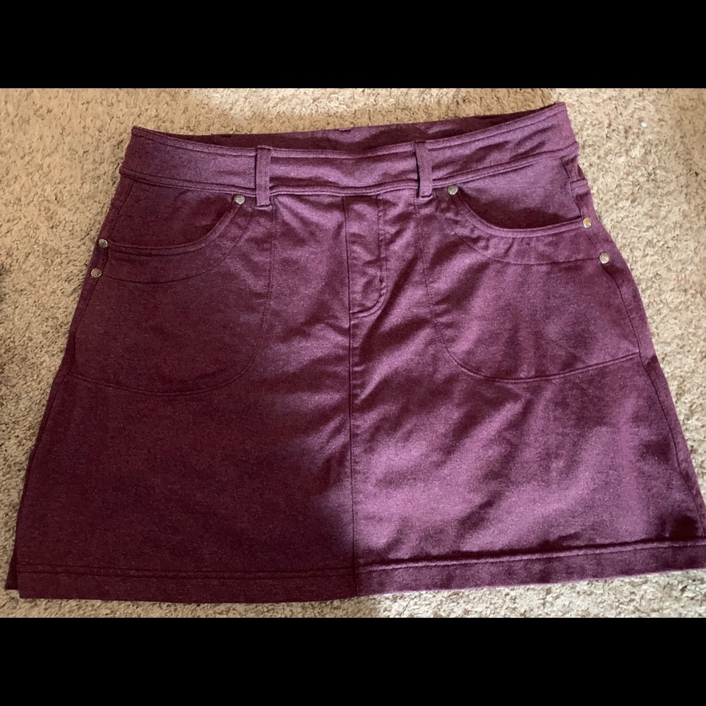 Athletes Maroon Tennis Skirt
